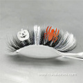 spider halloween false lashes white cosplay fake eyelashes